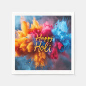 Happy Holi Napkin Serviette (Vorderseite)