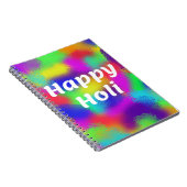 Happy Holi Notizblock (Rechte Seite)
