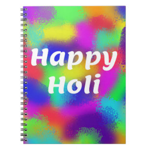 Happy Holi Notizblock