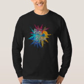 Happy Holi Rang Barse Spring Festival Indien Hindu T-Shirt (Vorderseite)
