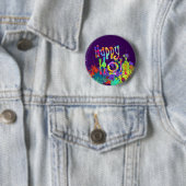 HAPPY HOLI! - Verbreitung der Holi-Botschaft Button (Beispiel)