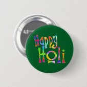 HAPPY HOLI! - Verbreitung der Holi-Botschaft Button (Vorne & Hinten)