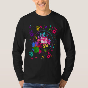 Happy Holi Women Men Kinder Farbe Indien 2022 T-Shirt