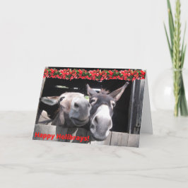 Happy Holibrays aus Bunny und Hershey! Karte