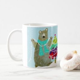 Happy Holiday Bear Tasse