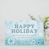 Happy Holiday Briefpapier (Stehend Vorderseite)