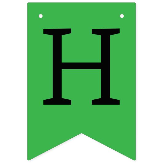 Happy Holiday Bunting Flags Wimpelkette (Zweite Fahne)