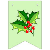 Happy Holiday Bunting Flags Wimpelkette (Erste Fahne)