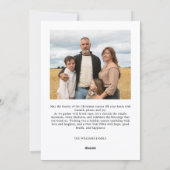 Happy Holiday Card Feiertagskarte (Rückseite)