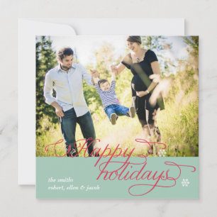 Happy Holiday Card Feiertagskarte