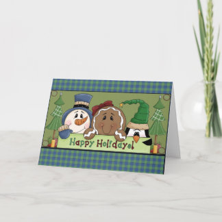 Happy Holiday Card Feiertagskarte