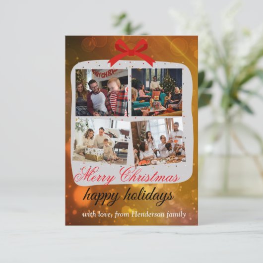 HAPPY HOLIDAY CHRISTMAS (Stehend Vorderseite)