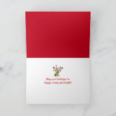 Happy Holiday Drink Feiertagskarte (Innenseite)