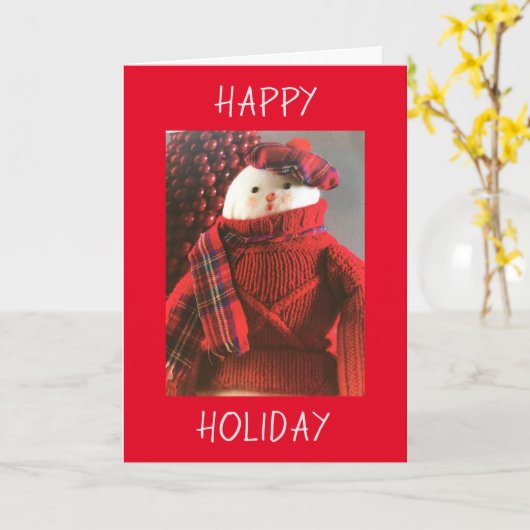 ****HAPPY HOLIDAY & FANTASTIC NEW YEAR**** KARTE (Gelbe Blume)