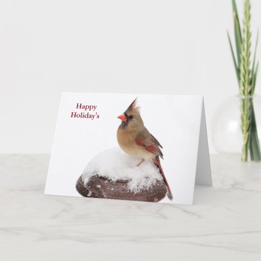 Happy Holiday Feiertagskarte (Vorderseite)