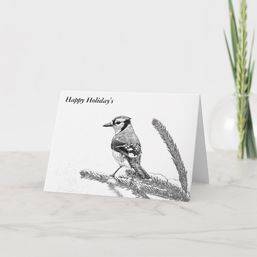 Happy Holiday Feiertagskarte (Vorderseite)