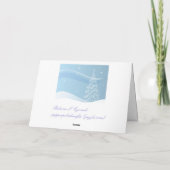 Happy Holiday Feiertagskarte (Rückseite)