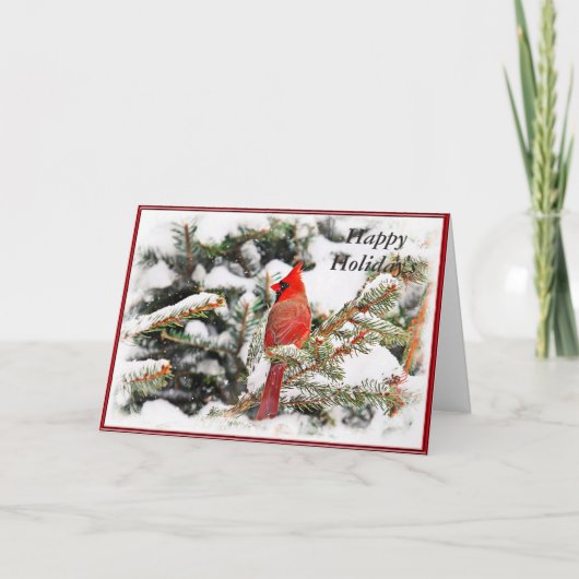 Happy Holiday Feiertagskarte (Vorderseite)