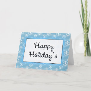 Happy Holiday Feiertagskarte