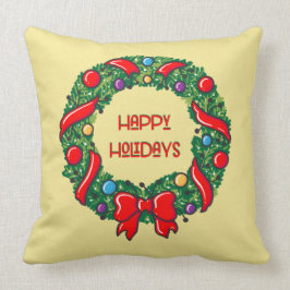 Happy Holiday Festive Whimsical Reef Stilvoll Kissen
