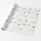 Happy Holiday Geschenkpapier (Ungerollt)