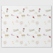 Happy Holiday Geschenkpapier (Flach)