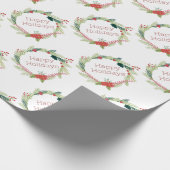 Happy Holiday Geschenkpapier (Ecke)