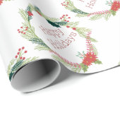 Happy Holiday Geschenkpapier (Rolleneckpunkt)
