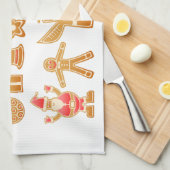 Happy Holiday Geschirrtuch (Viertel Falte)