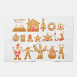 Happy Holiday Geschirrtuch