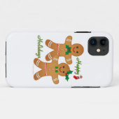 Happy Holiday Gingerbread Man Boy Girl Case-Mate iPhone Hülle (Rückseite (Horizontal))