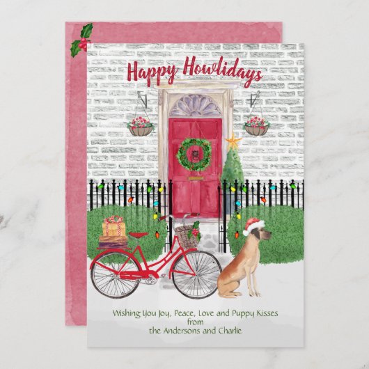 Happy Holiday Great Dane Fahrrad Red Door (Vorne/Hinten)