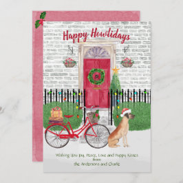 Happy Holiday Great Dane Fahrrad Red Door