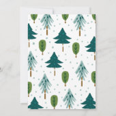 Happy Holiday Grußkarte mit Tree (Rückseite)