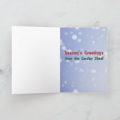 Happy Holiday Honking Daffodil Feiertagskarte (Innenseite)