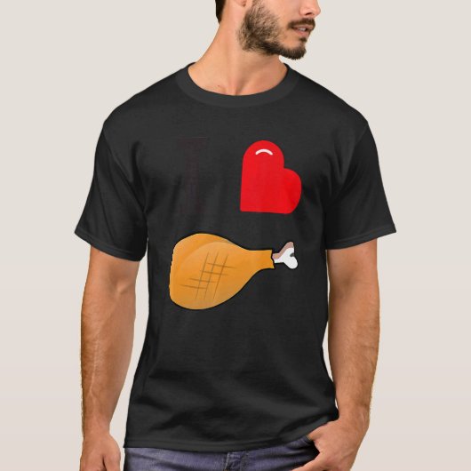 Happy Holiday I Liebe Turkey Leg Karneval und Mess T-Shirt (Vorderseite)