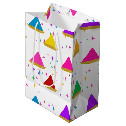 Happy Holiday Inn Colorado Mittlere Geschenktüte (Vorderseite Schrägansicht)