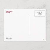 Happy Holiday Joy Feiertagspostkarte (Rückseite)