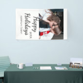 Happy Holiday Kinder Foto Moderne Geschenke Text Banner (Messeveranstaltung)