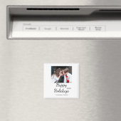 Happy Holiday Kinder Foto Moderne Geschenke Text Magnet (In Situ (Geschirrspüler))