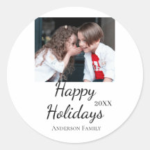 Happy Holiday Kinder Foto Moderne Geschenke Text