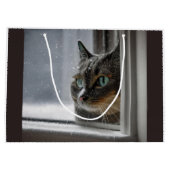 Happy Holiday Kitty Cat Große Geschenktüte (Rückseite)