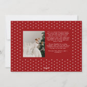 Happy Holiday - Klassisches Foto Feiertagskarte (Rückseite)