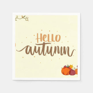 Happy Holiday Napkins Serviette