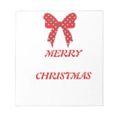 Happy Holiday Notizblock (Vorderseite)