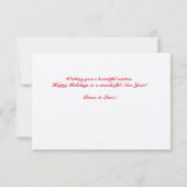 Happy Holiday Octopus Card Einladung (Rückseite)