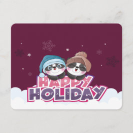 Happy Holiday Panda Begleitkarte