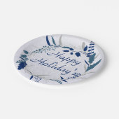 Happy Holiday Pappteller (Schrägansicht)