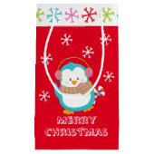 Happy Holiday Penguin Kleine Geschenktüte (Vorderseite)