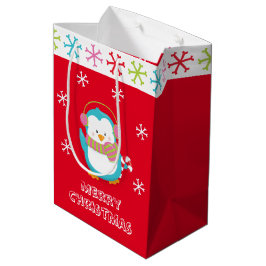 Happy Holiday Penguin Mittlere Geschenktüte